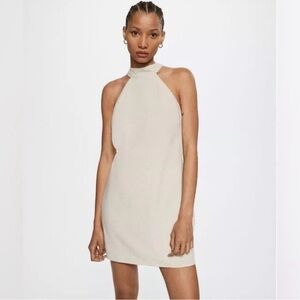 NWT Mango MNG A-line Halter Dress Size Small